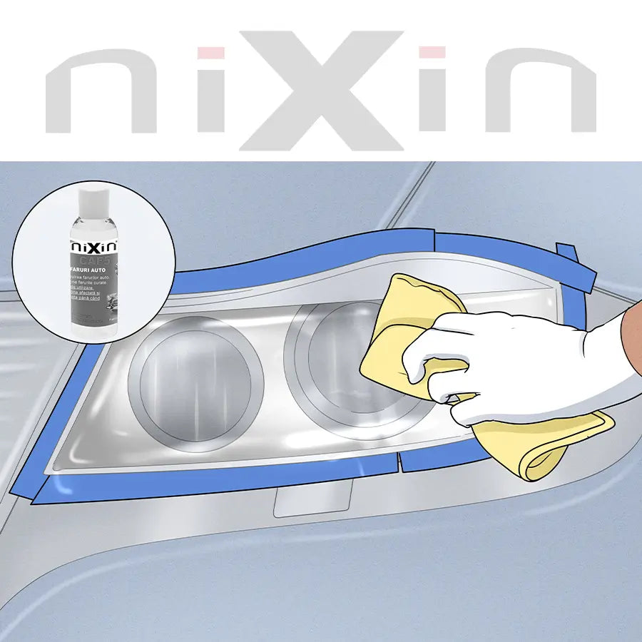 Soluție de Curățat Farurile Auto – NIXIN